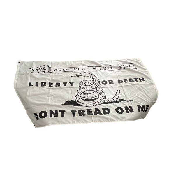 CULPEPER Minute Men Flag 3x5 ft Liberty or Death Don't Tread On Me Polyester - Picture 2 of 8